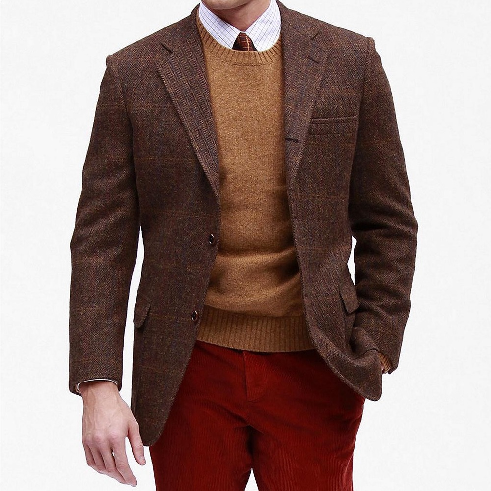 Brooks Brothers Tweed Brown Jacket